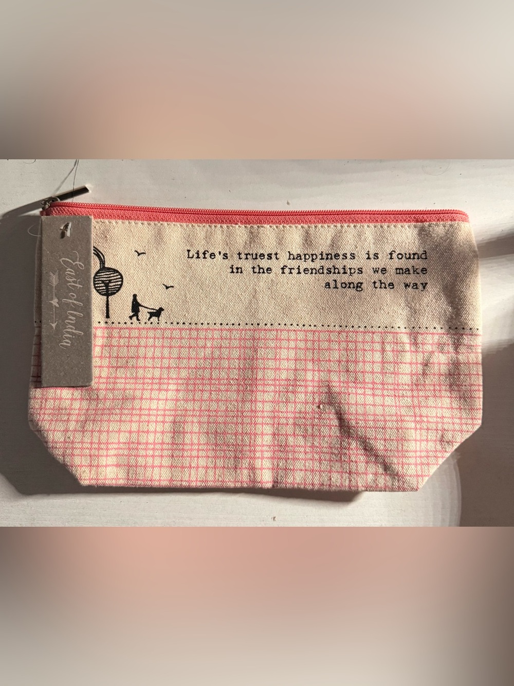 NWT-East of India Makeup bag/small travel bag